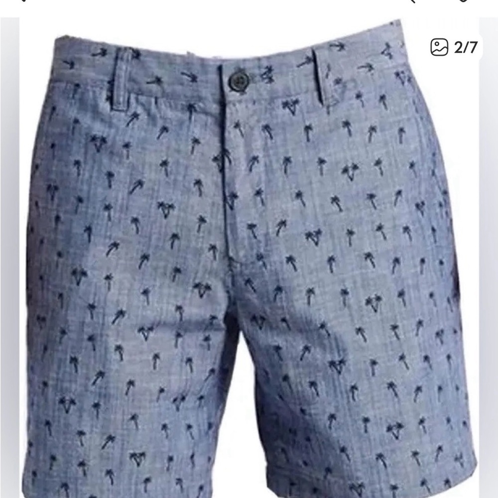 Bonobos Blue Palm Pattern Men's Shorts